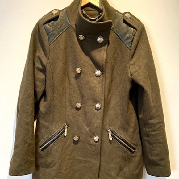 Vince Camuto Military Style Wool Jacket - Picture 1 of 5